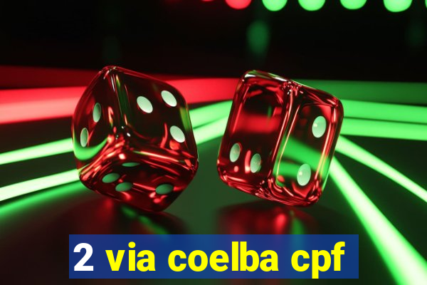 2 via coelba cpf